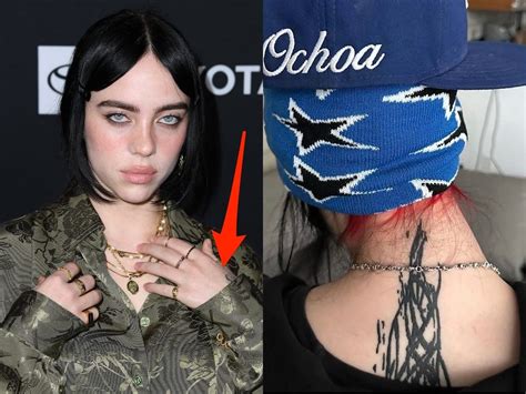 billie eilish tattoo bikini|billie eilish intimate tattoo.